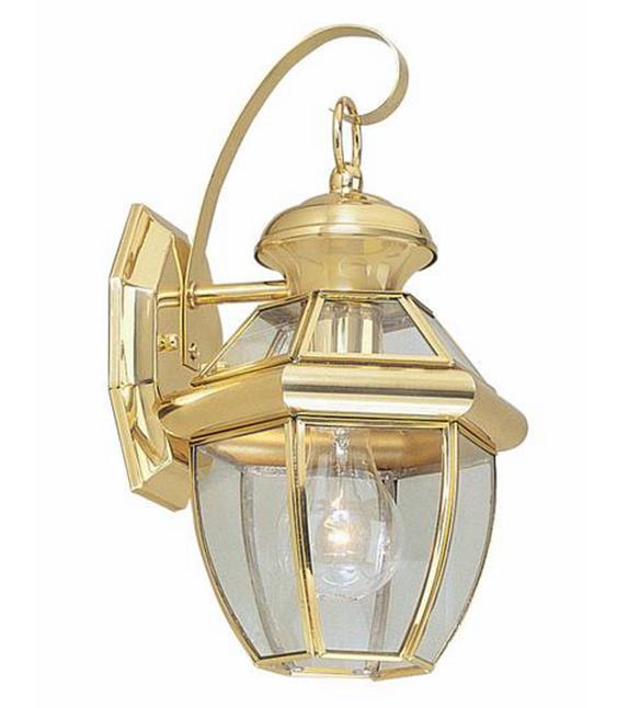Антична медяна стіна світла світла медяна декоративна лампа з польошеним зовнішнім світлом