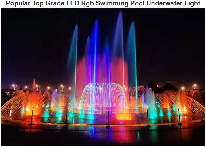Популярний верхній градус LED Rgb басейн підводного світла